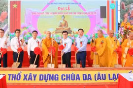 Khởi công xây dựng không gian tưởng niệm các nhà báo hy sinh vì Tổ quốc tại Chùa Da-Nghệ An