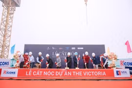 MIK Group cất nóc phân khu Imperia Smart City - The Victoria vượt tiến độ