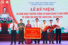 Nghệ An: Kỷ niệm 80 năm Ngày truyền thống công tác dân tộc