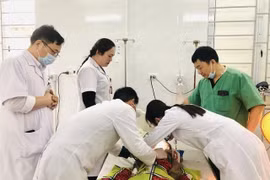 Cứu sống cháu bé hơn 2 tuổi bị hóc hạt nhãn