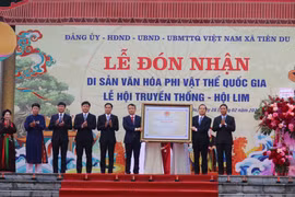 Hội Lim đón nhận danh hiệu Di sản văn hóa phi vật thể quốc gia