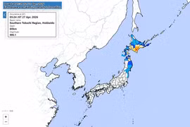 Nhật Bản: Động đất 6,2 độ richter làm rung chuyển đảo Hokkaido