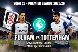 Fulham vs Tottenham (21h, 1/3): Link xem trực tiếp, nhận định dự đoán