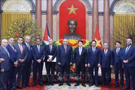 Chủ tịch nước Lương Cường hội kiến Chủ tịch Hạ viện Jordan