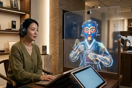 Robot 'thầy cúng' AI gây chú ý tại Hàn Quốc