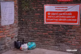 Công an Hà Nội chia sẻ dữ liệu camera AI, UBND xã “phạt nguội” hành vi xả rác sai quy định