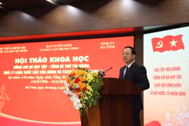 Hội thảo khoa học tôn vinh Tổng Bí thư Hà Huy Tập - nhà lãnh đạo, nhà lý luận xuất sắc của Đảng