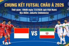 Lịch thi đấu chung kết Futsal châu Á 2026: Indonesia mơ kỳ tích trước Iran