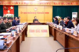 Bộ trưởng Bộ Công an Lương Tam Quang làm việc về tiến độ giải phóng mặt bằng Cảng hàng không Gia Bình