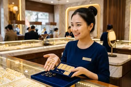 Giá vàng hôm nay 19/3: Thế giới lao dốc, vàng SJC, BTMC, DOJI, PNJ vẫn ‘đứng im’