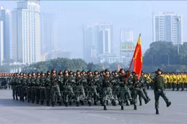 Lễ xuất quân, diễn tập phương án bảo đảm an ninh, trật tự Đại hội XIV của Đảng