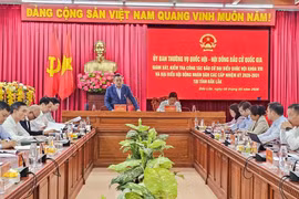 Chủ nhiệm Ủy ban Kiểm tra Trung ương Trần Sỹ Thanh kiểm tra công tác chuẩn bị bầu cử ở Đắk Lắk
