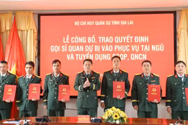 Gia Lai: Điều động, bổ nhiệm, tuyển dụng 476 cán bộ phục vụ tại ngũ ở xã, phường