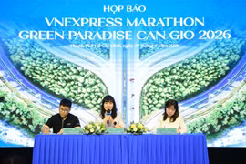 Hơn 5.000 vận động viên tham gia giải chạy VnExpress Marathon Green Paradise Cần Giờ