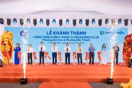 Khánh thành công trình chỉnh trang tuyến đường Lê Lợi, góp phần hoàn thiện diện mạo đô thị trung tâm TP.HCM