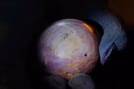Viên sapphire sao tím lớn nhất thế giới, nặng hơn 3.500 carat
