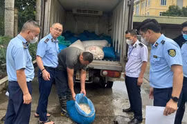 Hơn 1 tấn nội tạng lợn hôi thối bị phát hiện trước giờ 'lên bàn ăn'