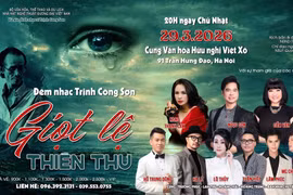 Đêm nhạc 'Giọt lệ thiên thu' tưởng nhớ cố nhạc sĩ Trịnh Công Sơn