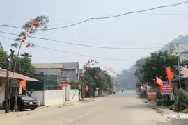 Về vùng Đất Tổ ngắm cây nêu đón Tết