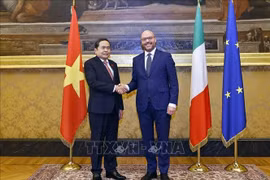 Chủ tịch Quốc hội Trần Thanh Mẫn hội đàm với Chủ tịch Hạ viện Italy