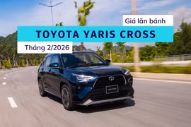 Giá lăn bánh Toyota Yaris Cross tháng 2/2026 cập nhật sau ưu đãi thuế