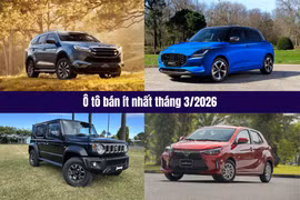 10 ô tô bán ít nhất tháng 3/2026: ‘Chuyện’ của xe Nhật, Hàn