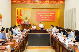 Ban Tuyên giáo và Dân vận Trung ương khảo sát công tác cung cấp thông tin cho cơ sở tại Ninh Bình