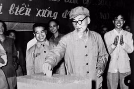 Bác Hồ đi bầu cử