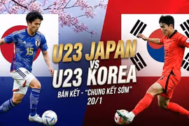 Link xem trực tiếp U23 Nhật Bản vs U23 Hàn Quốc (18h30, 20/1): Đại chiến "Chung kết sớm"
