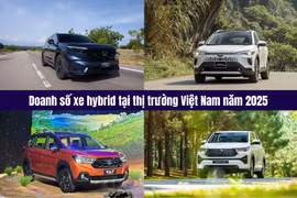 Doanh số xe hybrid tại thị trường Việt Nam năm 2025