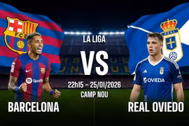 Nhận định dự đoán Barcelona vs Real Oviedo (22h15, 25/1, Camp Nou)