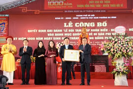 Hà Nội: Lễ hội Tam giáp ở phường Ba Đình là Di sản văn hóa phi vật thể quốc gia