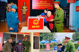 Cảm xúc ấn tượng của những 'cử tri đặc biệt' trong ngày bầu cử