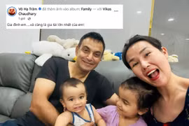 Võ Hạ Trâm khoe tổ ấm viên mãn bên chồng doanh nhân Ấn Độ và hai con bản sao