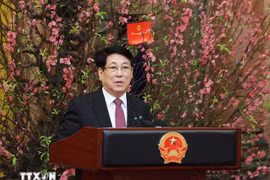 Chủ tịch nước Lương Cường chúc Tết cán bộ Văn phòng Chủ tịch nước