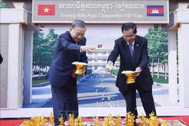 Tổng Bí thư Tô Lâm dự lễ khởi công Trường Hữu nghị Campuchia - Việt Nam