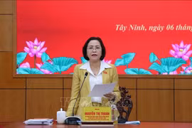 Phó Chủ tịch Quốc hội Nguyễn Thị Thanh kiểm tra công tác bầu cử tại Tây Ninh