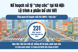 Hà Nội: 231 điểm 'chợ cóc' trong danh sách cần xử lý tập trung tại các xã, phường nào?