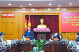 Ban Tuyên giáo và Dân vận Trung ương khảo sát thực hiện các nghị quyết về chuyển đổi số và môi trường tại Lạng Sơn