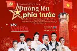 Chương trình nghệ thuật ‘Đường lên phía trước’ quy tụ nhiều nghệ sĩ nổi tiếng