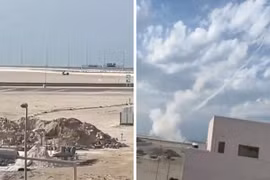 Video cho thấy tên lửa từ Bahrain lần đầu bắn sang Iran