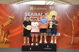SeABank Pickleball Championship 2026: 416 VĐV tranh tài, gây quỹ từ thiện gần 620 triệu đồng cho giáo dục và môi trường
