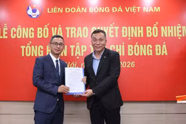 VFF bổ nhiệm nhà báo Vũ Khắc Sơn giữ chức Tổng Biên tập Tạp chí Bóng đá