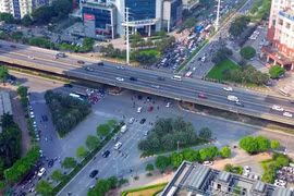 Nút Mễ Trì - Dương Đình Nghệ - Vành đai 3 sắp có hầm chui 6 làn xe