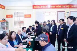 Gần một triệu cử tri Hà Tĩnh nô nức trong ngày hội bầu cử