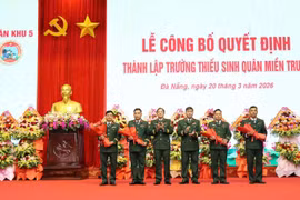 Công bố quyết định thành lập Trường Thiếu sinh quân miền Trung, khai giảng khoá đầu tiên vào tháng 9/2026