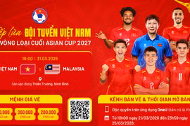 Điểm tin thể thao 20/3: Công bố giá vé trận Việt Nam - Malaysia, Man United chạm trán 'ngựa ô' Bournemouth