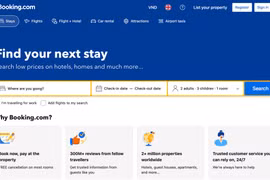 Ý điều tra nền tảng đặt phòng Booking về nghi vấn thao túng kết quả hiển thị