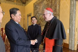 Chủ tịch Quốc hội Trần Thanh Mẫn hội kiến Thủ tướng Tòa thánh Vatican