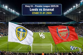 Link xem trực tiếp, nhận định đội hình xuất phát Leeds vs Arsenal (22h, 31/1)